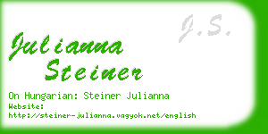 julianna steiner business card